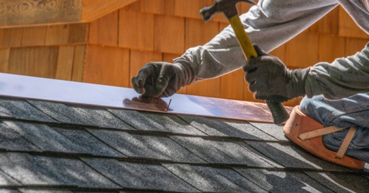 nailing roof singles