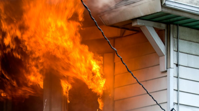 Fire Damage Restoration Photo